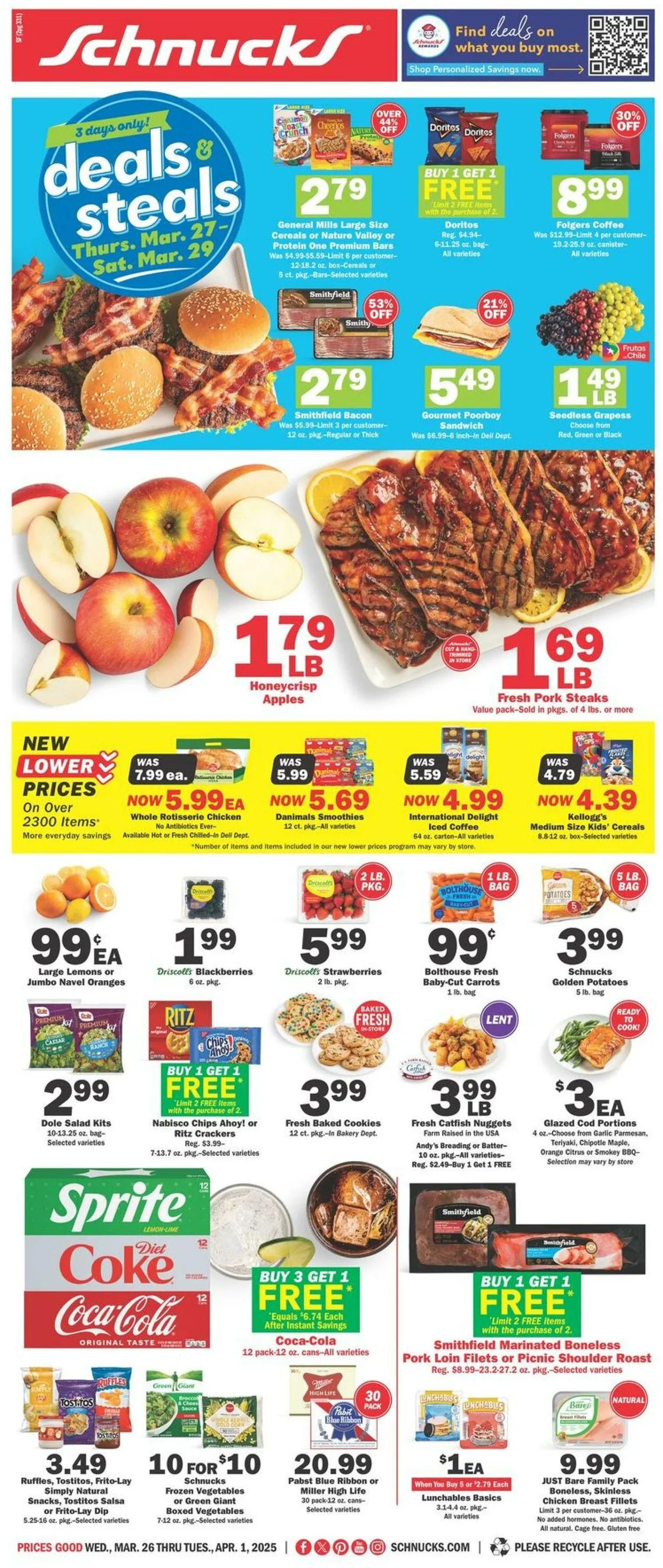 Catálogo de Schnucks Current weekly ad 26 de marzo al 1 de abril 2025 - Página 1
