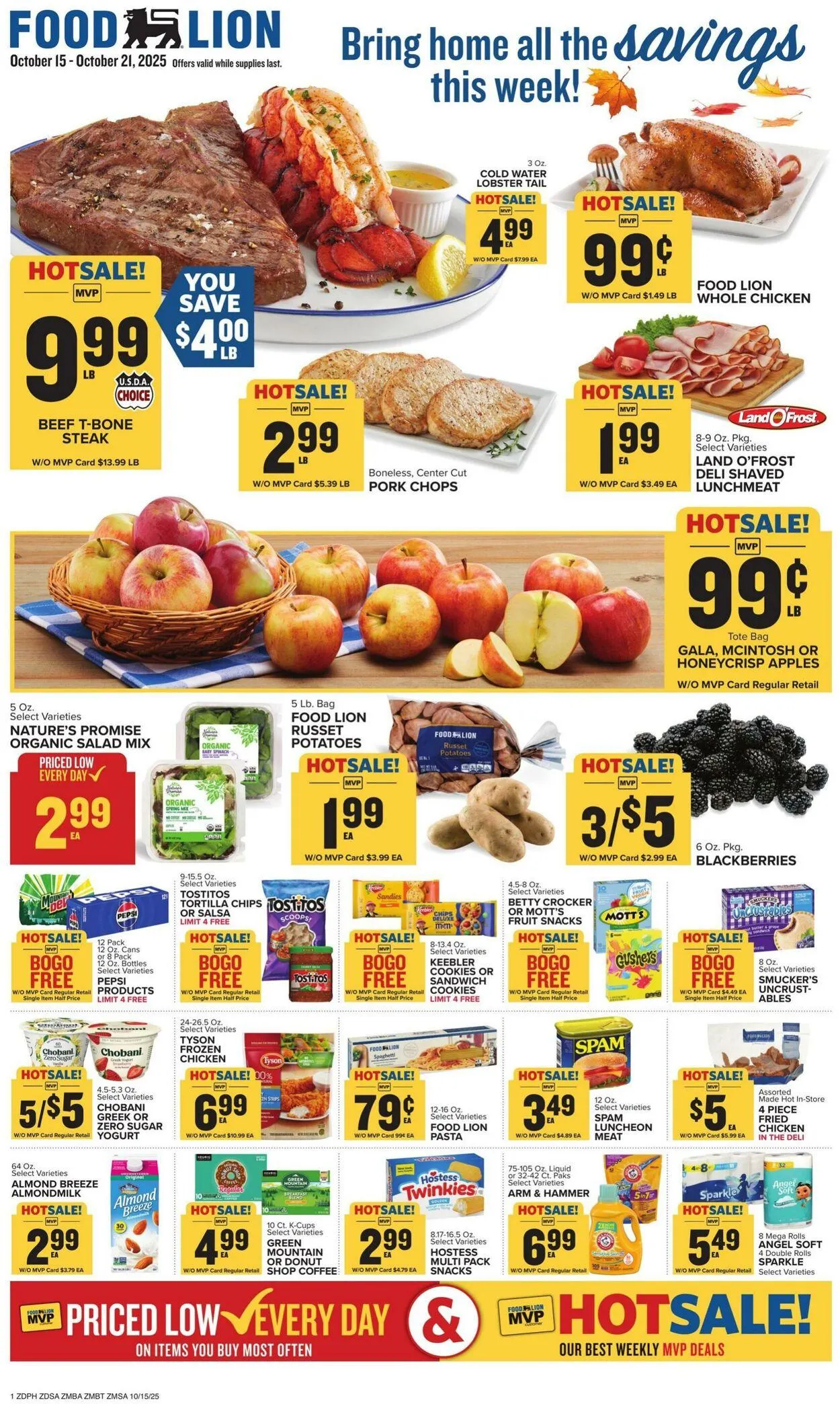 Catálogo de Food Lion Current weekly ad 15 de octubre al 21 de octubre 2025 - Página 1