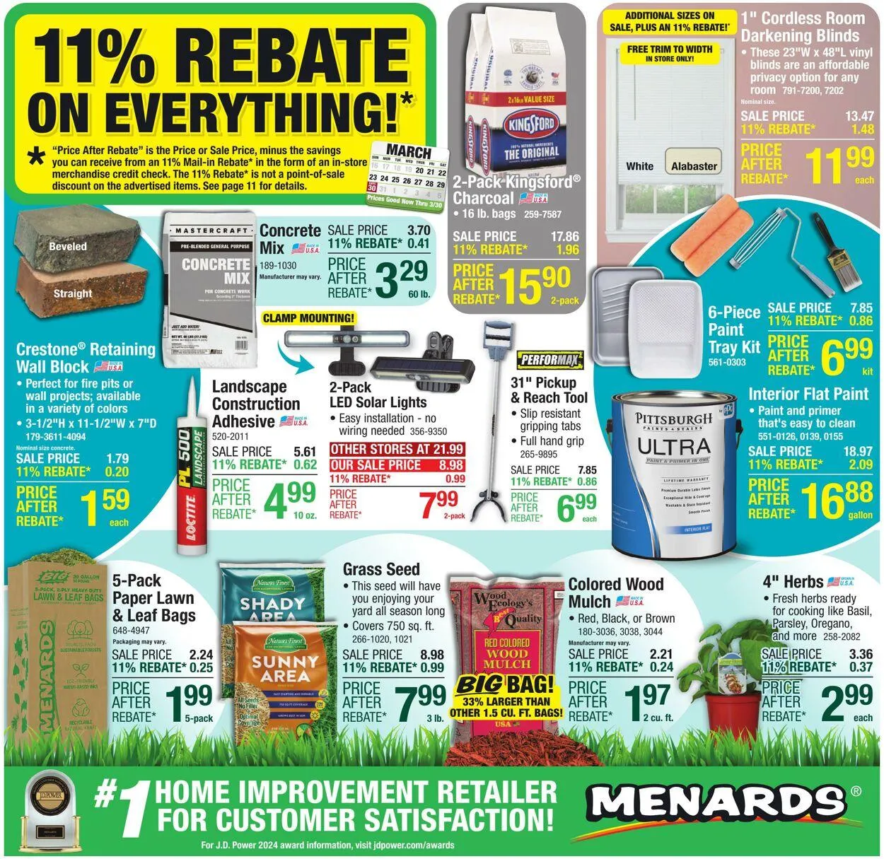 Catálogo de Menards Current weekly ad 19 de marzo al 30 de marzo 2025 - Página 1