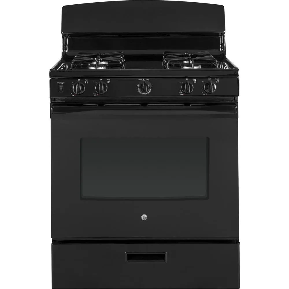 GE Appliances JGBS30DEKBB 30" Free-Standing Gas Range - Black