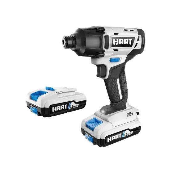 20V 1/4" Impact Driver Kit with 2 Batteries