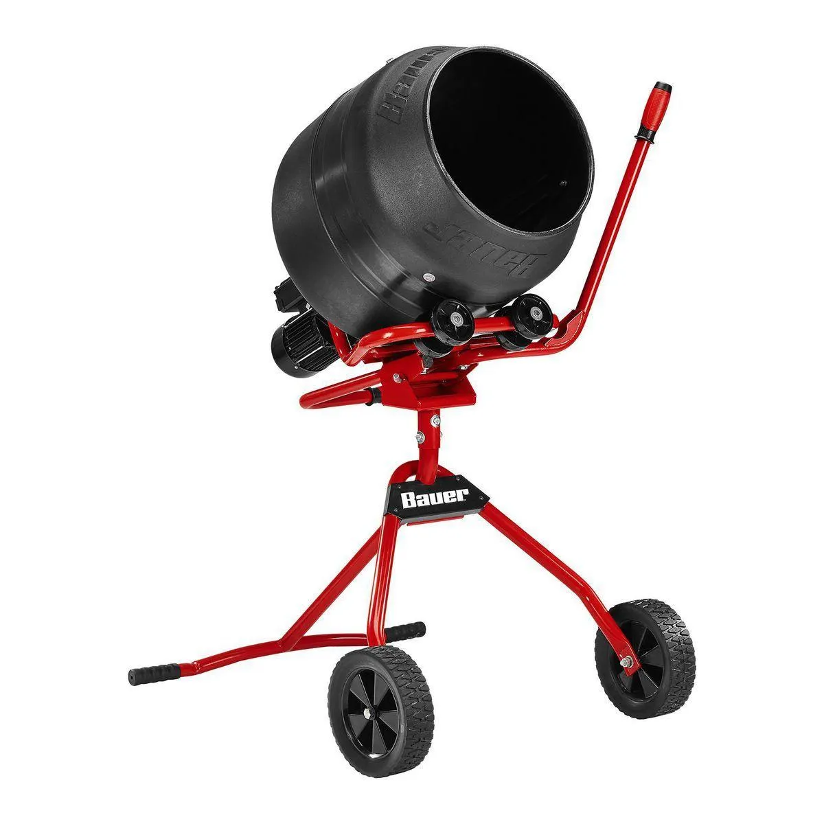 4 pies cúbicos. ft. Mezclador de cemento -Bauer