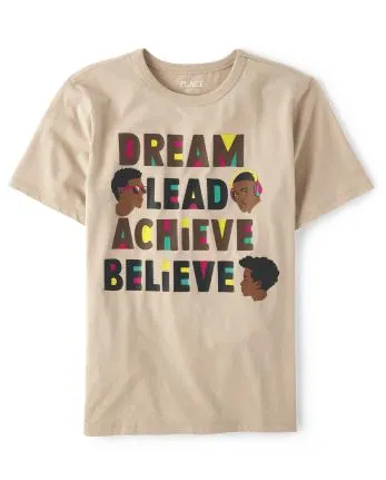 Camiseta con gráfico Dream para niños - latte