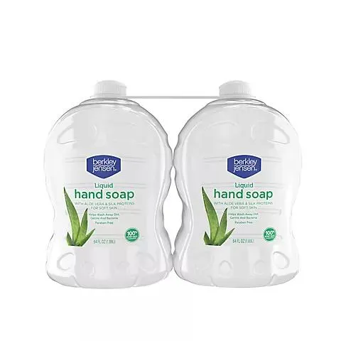 Berkley Jensen Liquid Hand Soap with Aloe Vera, 2 ct./64 oz.