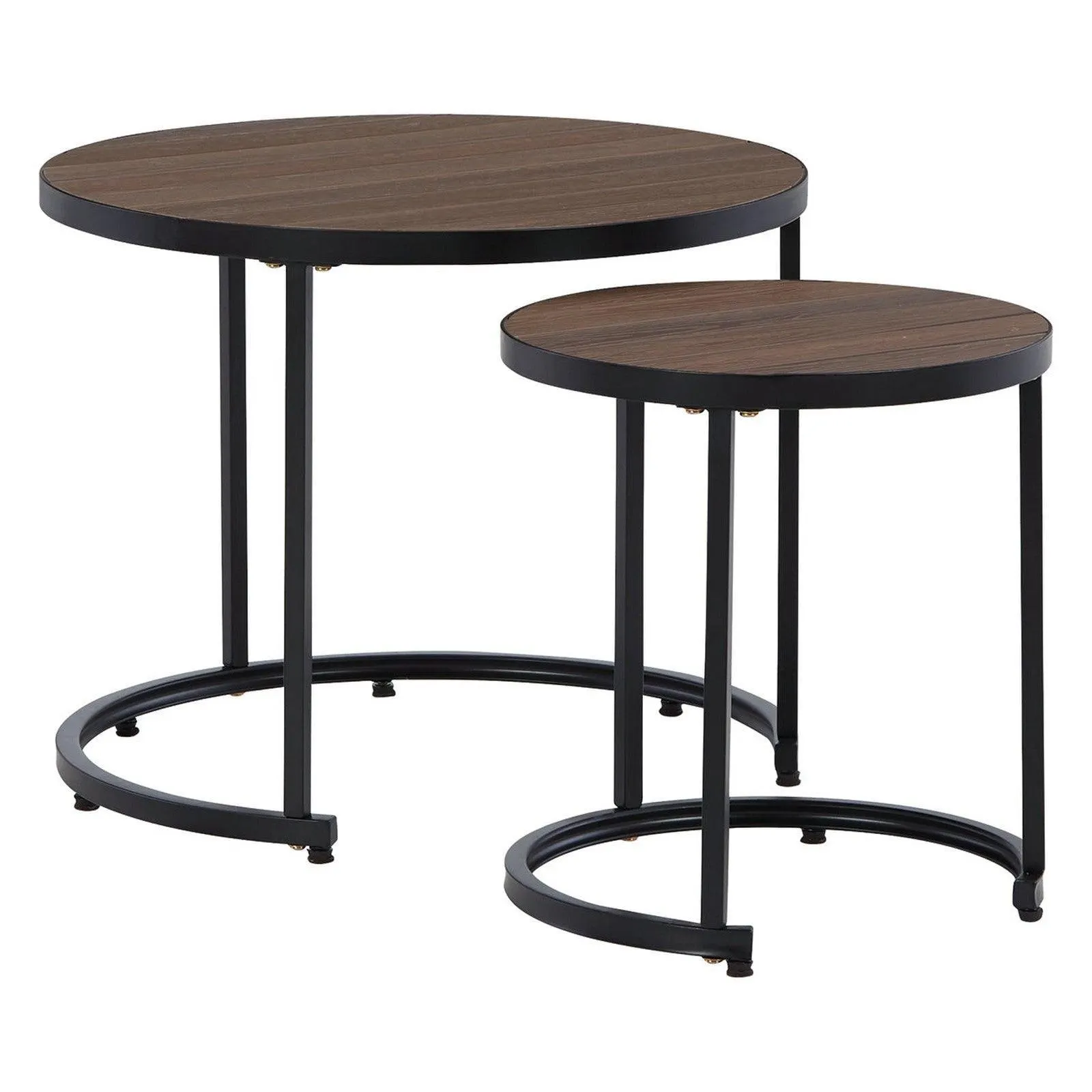 Mesas auxiliares anidadas para exteriores Ayla (juego de 2)