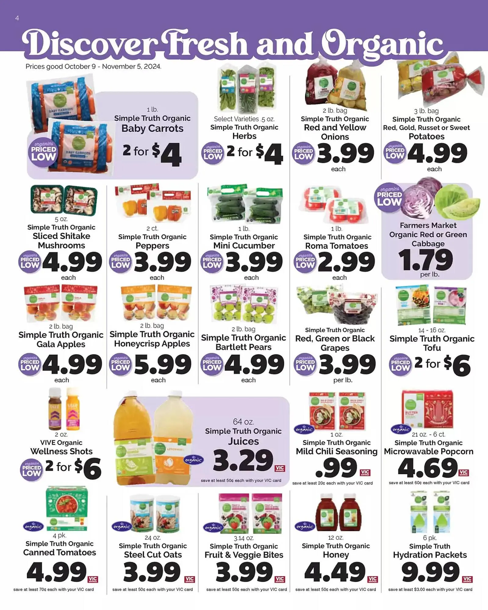 Catálogo de Harris Teeter Weekly Ad 9 de octubre al 5 de noviembre 2024 - Página 4