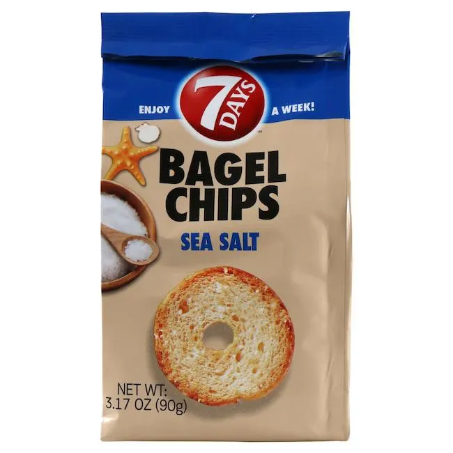 7Days Bagel Chips - Sea Salt, 3.17 oz.