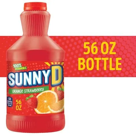 SunnyD Orange Strawberry Fruit Juice Drinks, 56-oz.