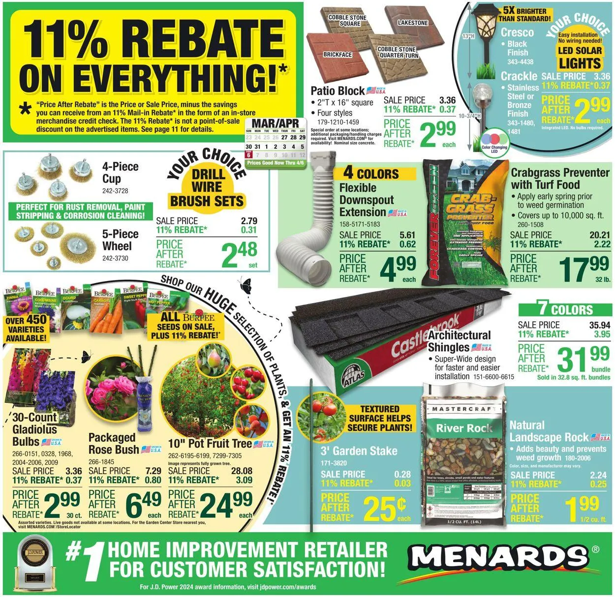 Catálogo de Menards Current weekly ad 26 de marzo al 6 de abril 2025 - Página 1