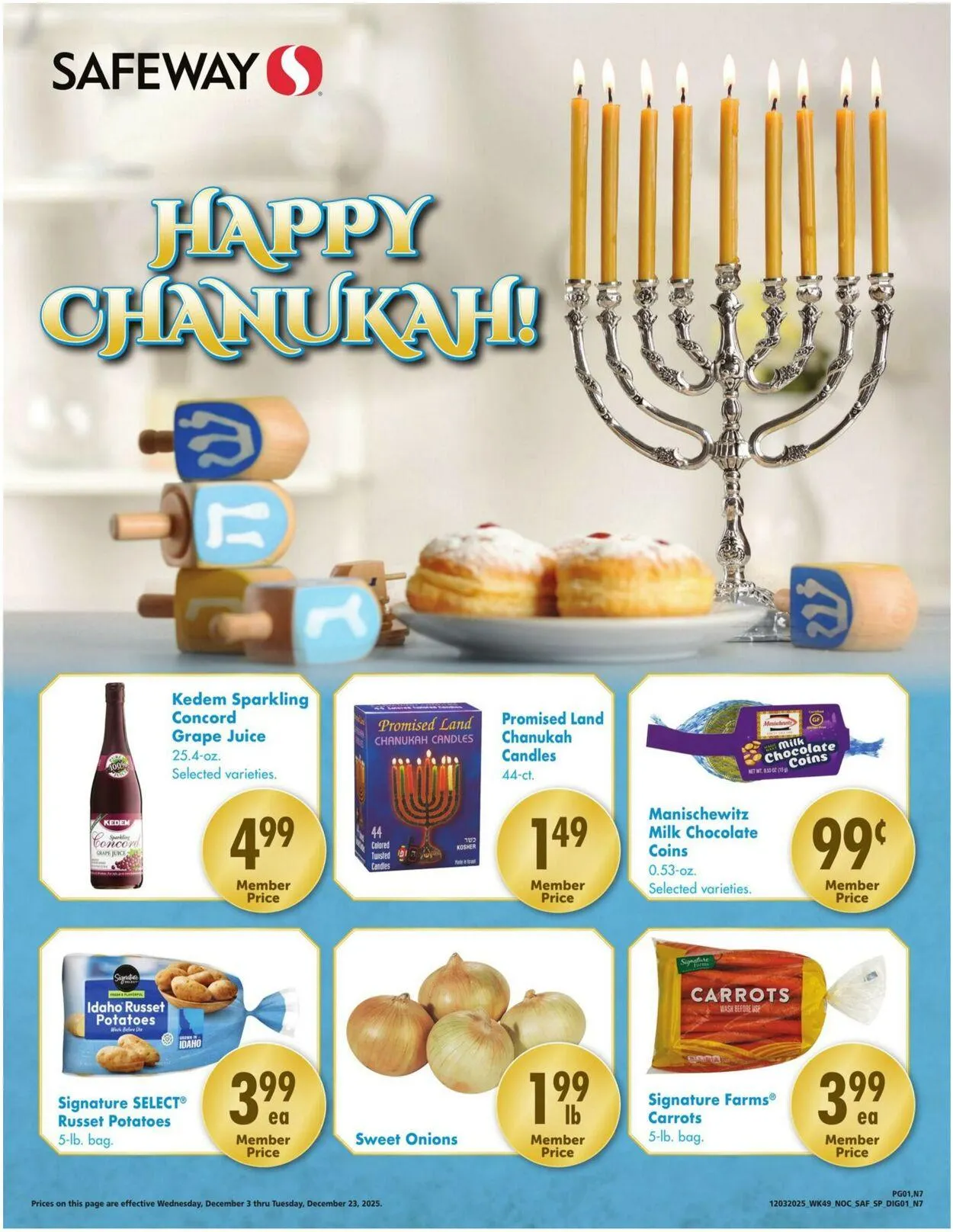 Catálogo de Safeway Current weekly ad 3 de diciembre al 23 de diciembre 2025 - Página 1