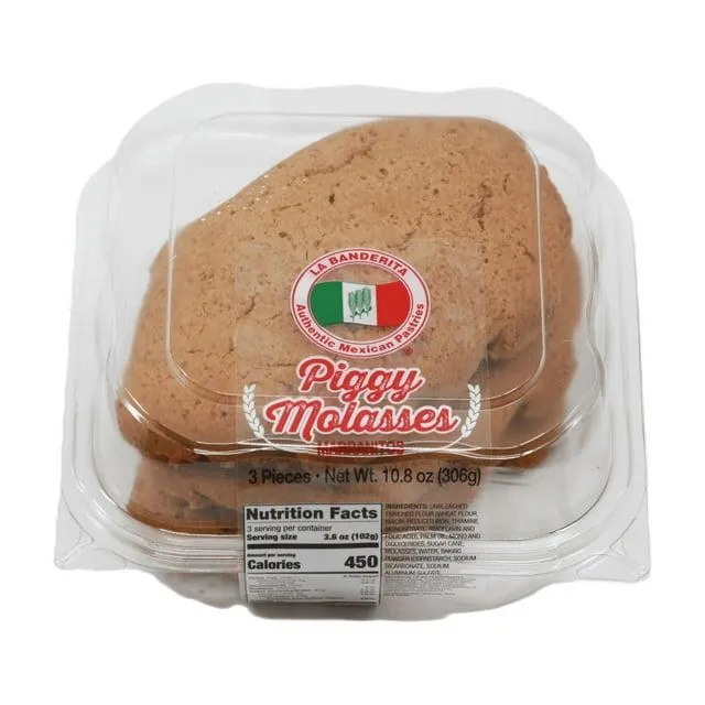 La Banderita Piggy Molasses Marranitos, 10.8 oz, 3 Count