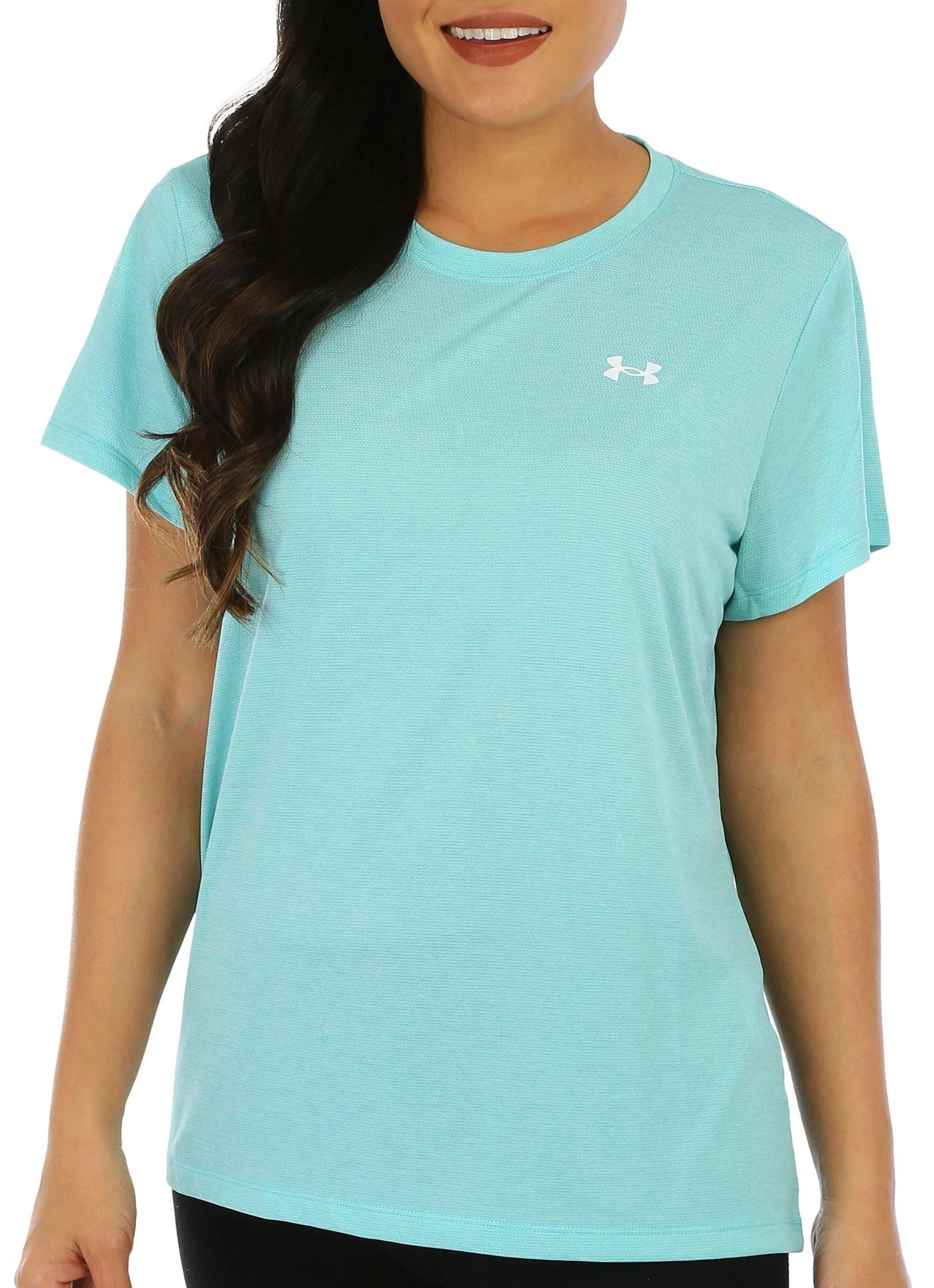 Under Armour Womens Tech Bubble Short Sleeve Top