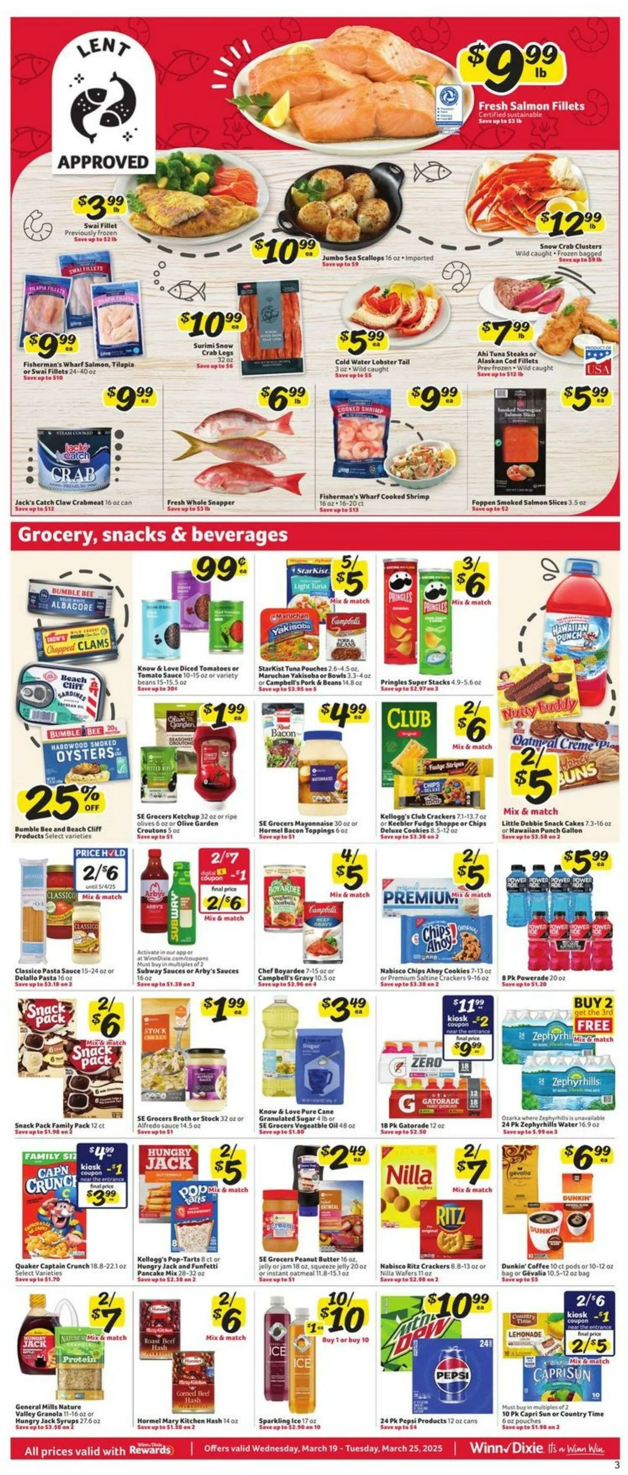 Catálogo de Winn Dixie Current weekly ad 19 de marzo al 25 de marzo 2025 - Página 3