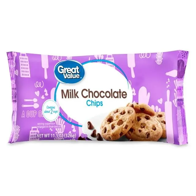 Great Value Milk Chocolate Baking Chips, 11.5 oz