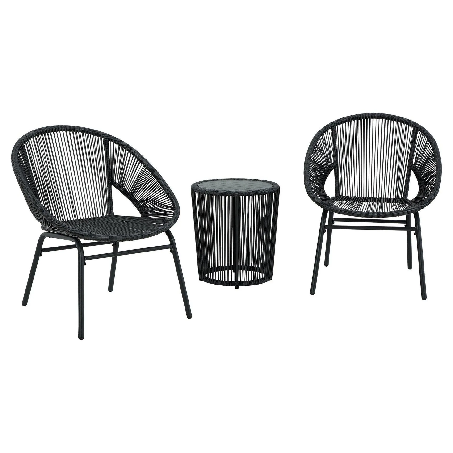 Mesa y sillas de exterior Mandarin Cape (juego de 3)