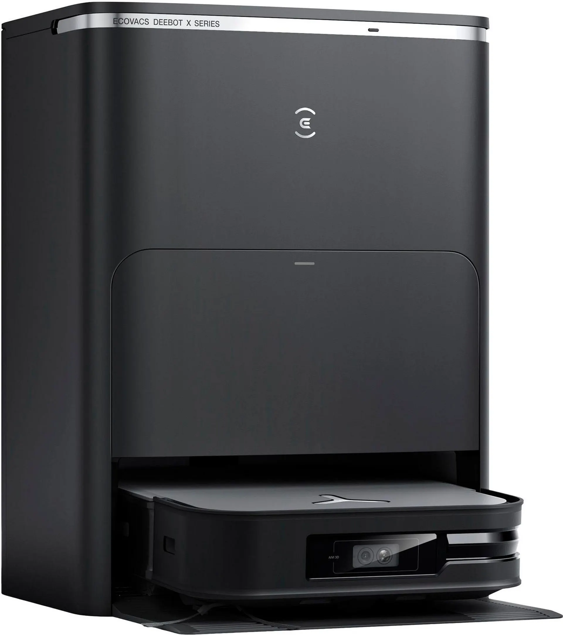 ECOVACS Robotics - Robot aspirador y trapeador DEEBOT X2 OMNI con estación de vaciado automático y autolimpieza - NEGRO