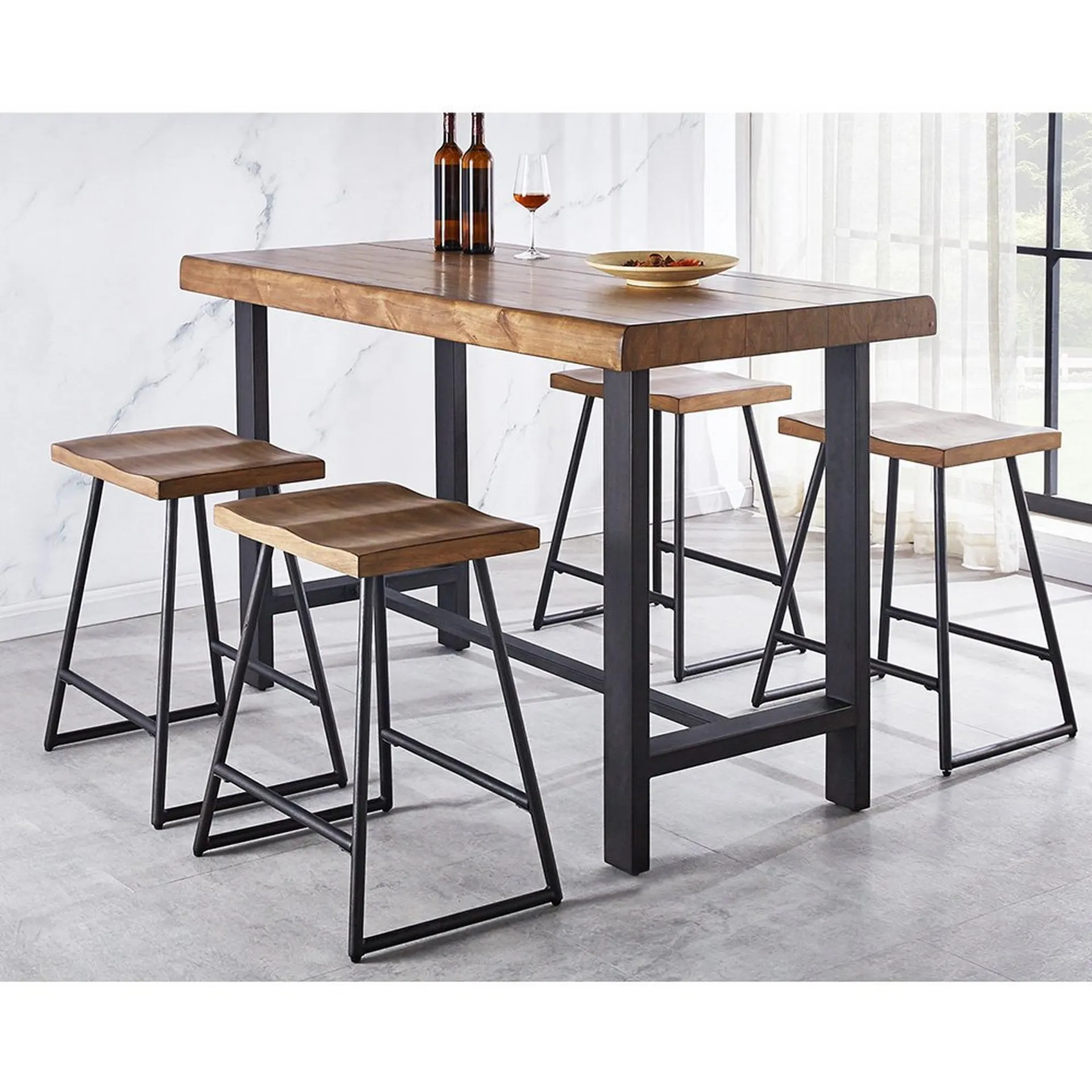 Juego de comedor alto Landon de 5 piezas