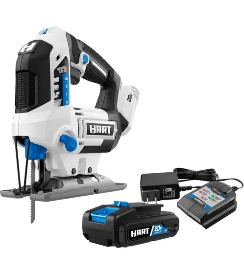 Kit de sierra caladora orbital de batería, 20V