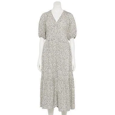 Women's Sonoma Goods For Life® Button Thru Femme Midi Dress