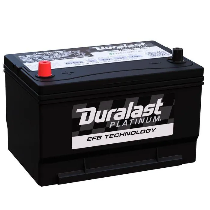 Duralast Platinum Group Size 65 EFB Battery 65-EFB