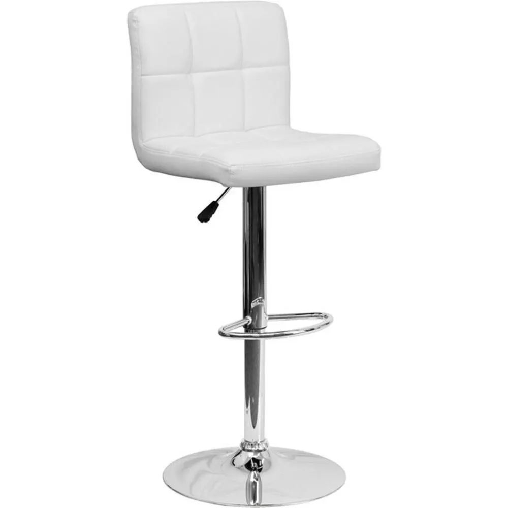 Flash Furniture White Contemporary Barstool, White - DS-810-MOD-WH-GG