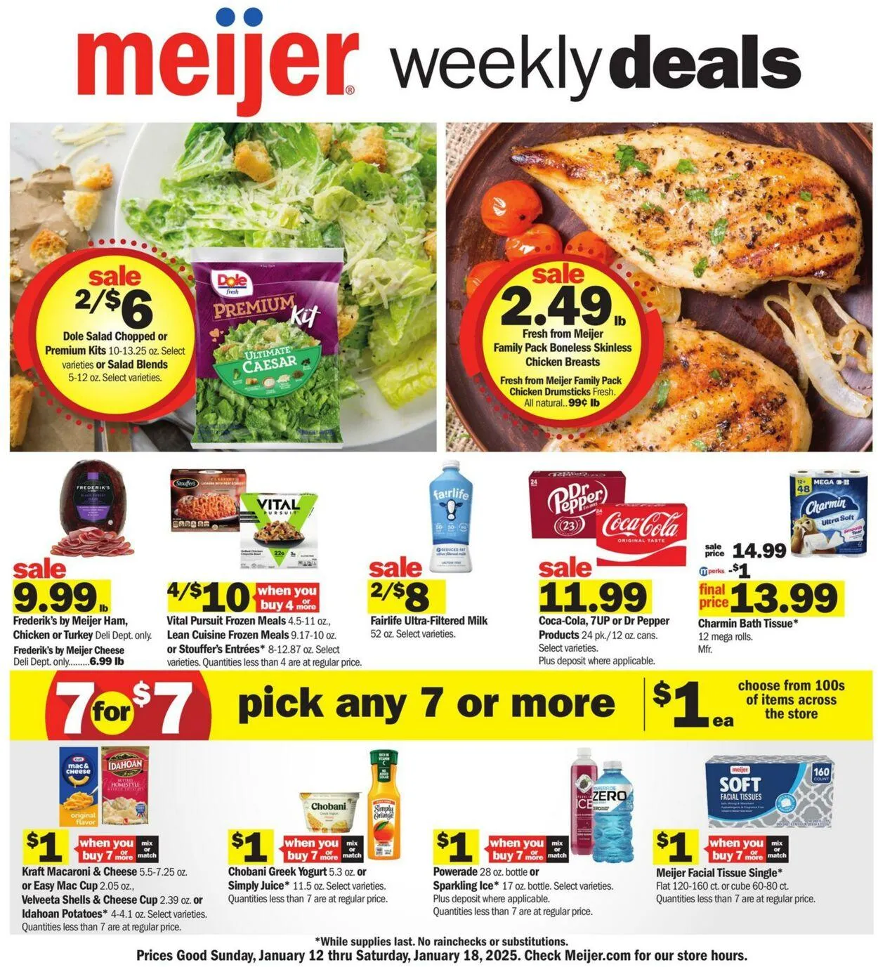 Catálogo de Meijer Current weekly ad 12 de enero al 18 de enero 2025 - Página 1