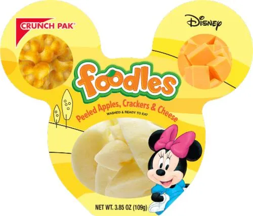 Crunch Pak® Disney Foodle Sweet Apples Cheese & Crackers Tray