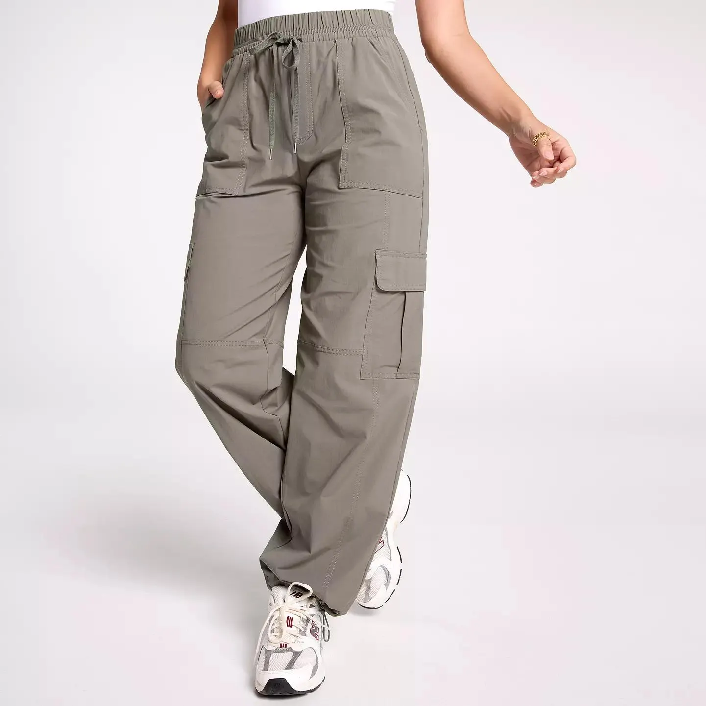 CALIA Women's Nyluxe Cinch Cargo Pants