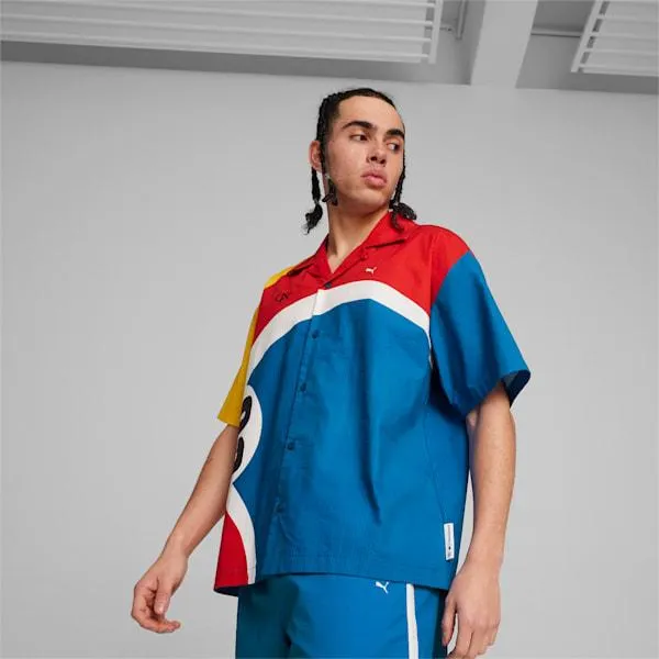 BMW M Motorsport Calder Men's Woven Shirt
