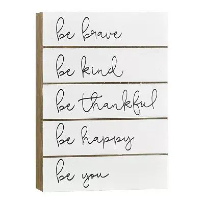 Belle Maison "Be" Box Sign Art