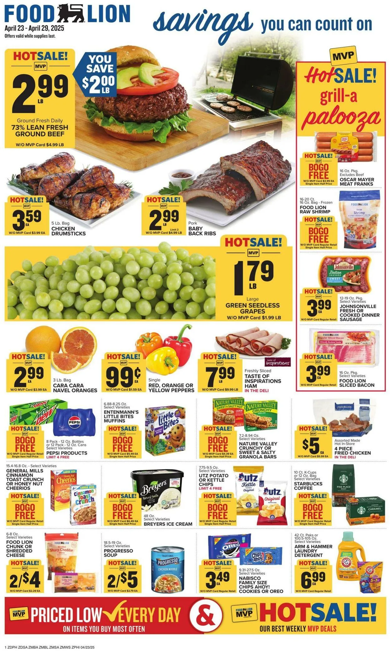 Catálogo de Food Lion Current weekly ad 23 de abril al 29 de abril 2025 - Página 1