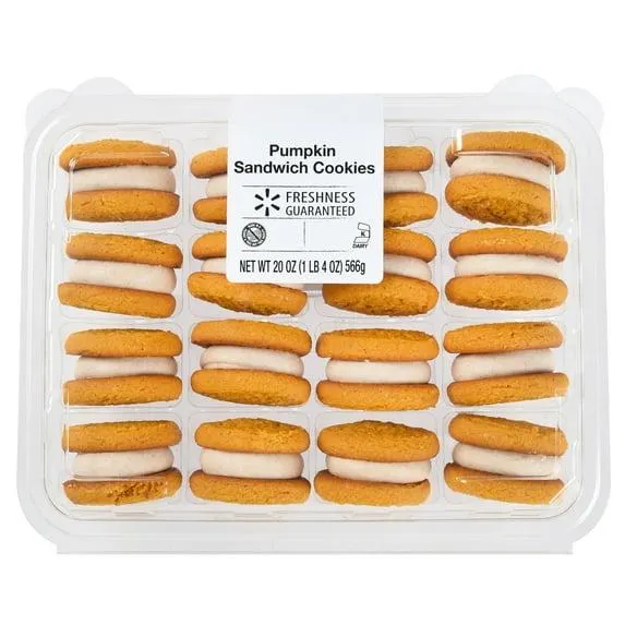 Freshness Guaranteed Pumpkin Sandwich Cookies, 20 oz, 16 Count