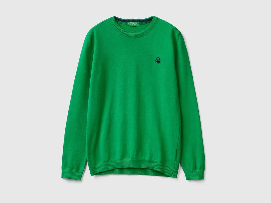 Jersey de algodón puro con logotipo