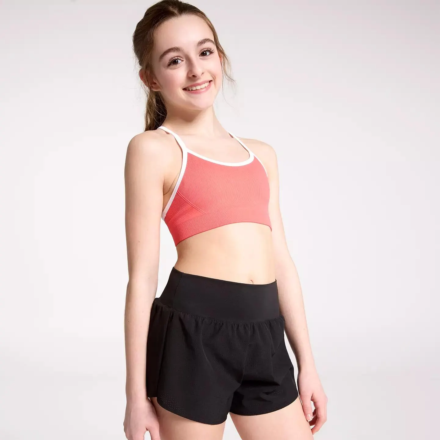 DSG Girls' Momentum Seamless Sports Bra