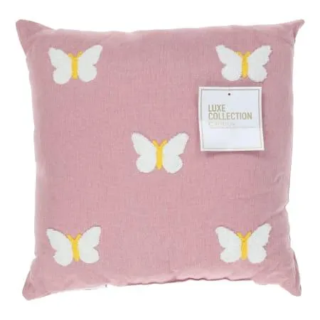 Luxe Collection Tufted Icon Print Throw Pillow 16in