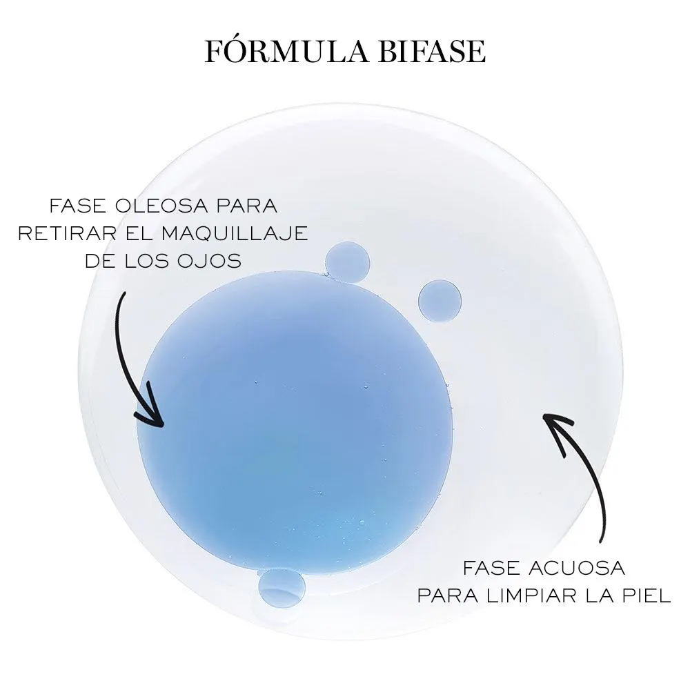 Removedor de maquillaje para ojos de doble acción Bi-Facil