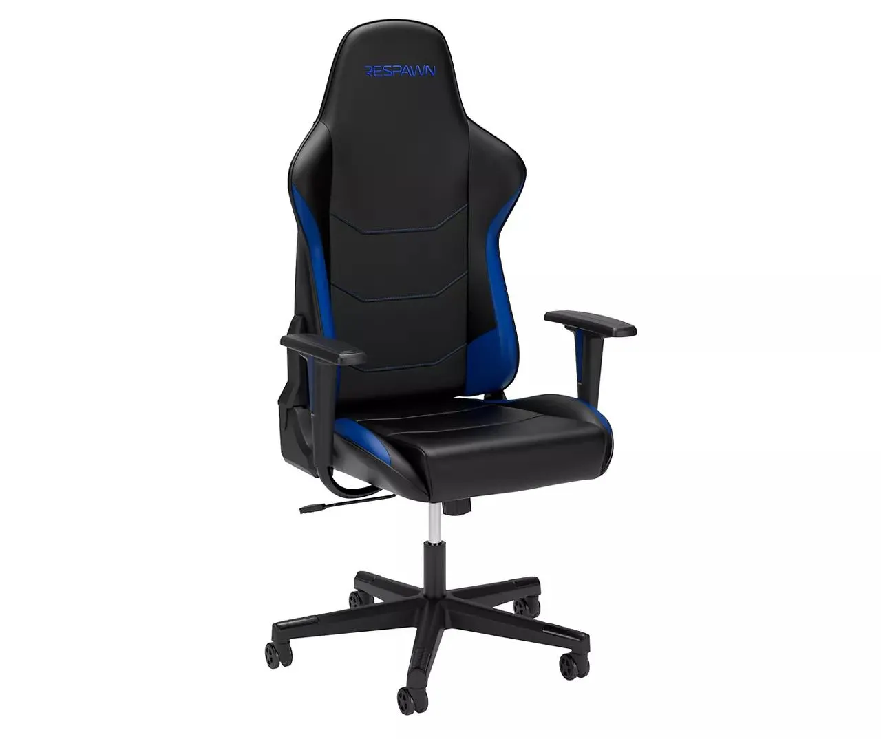 Blue & Black Leather Gaming Chair