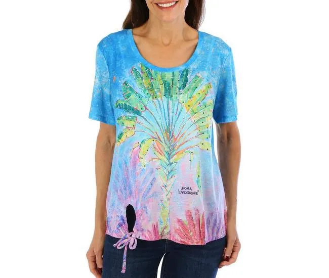 Womens Soul Food Tie Front Top