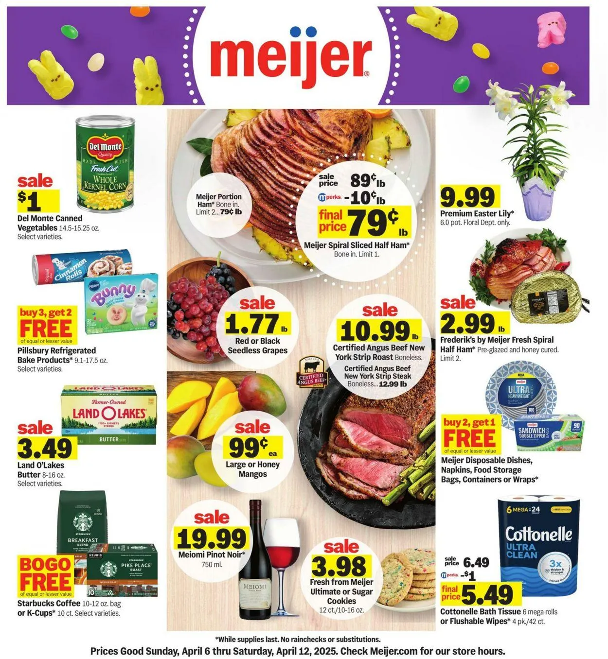 Catálogo de Meijer Current weekly ad 6 de abril al 12 de abril 2025 - Página 1