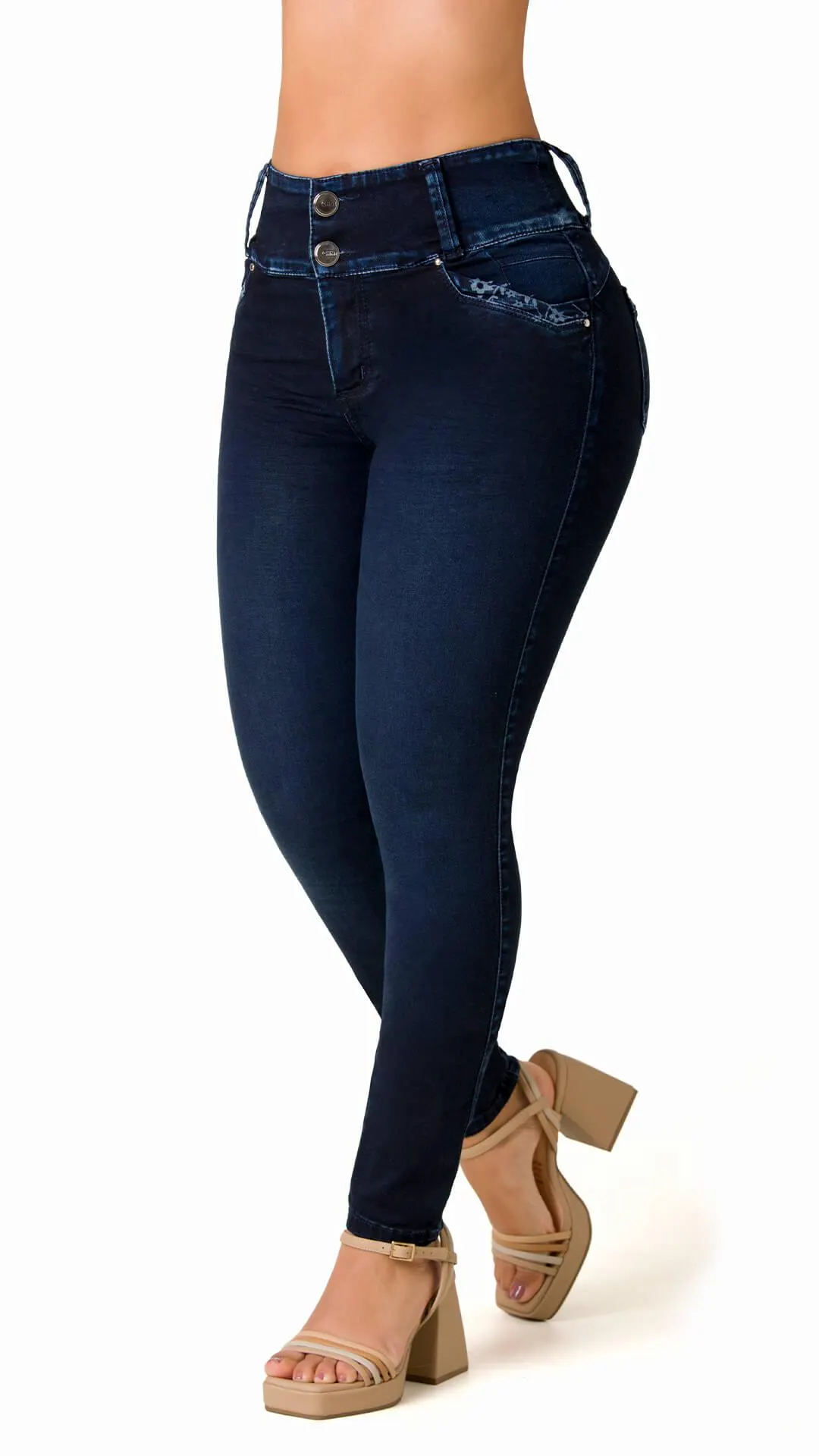 Johanna Jean Levantacola Con Detalles Florales 71230PNT-B