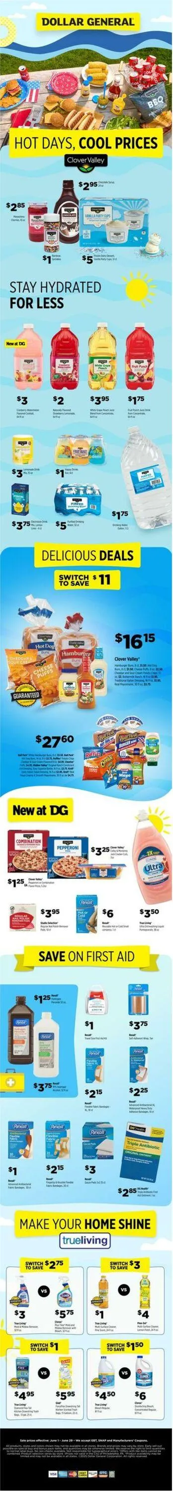 Catálogo de Dollar General Current weekly ad 1 de junio al 29 de junio 2025 - Página 1