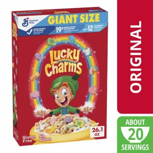 General Mills Lucky Charms Giant Size Cereal