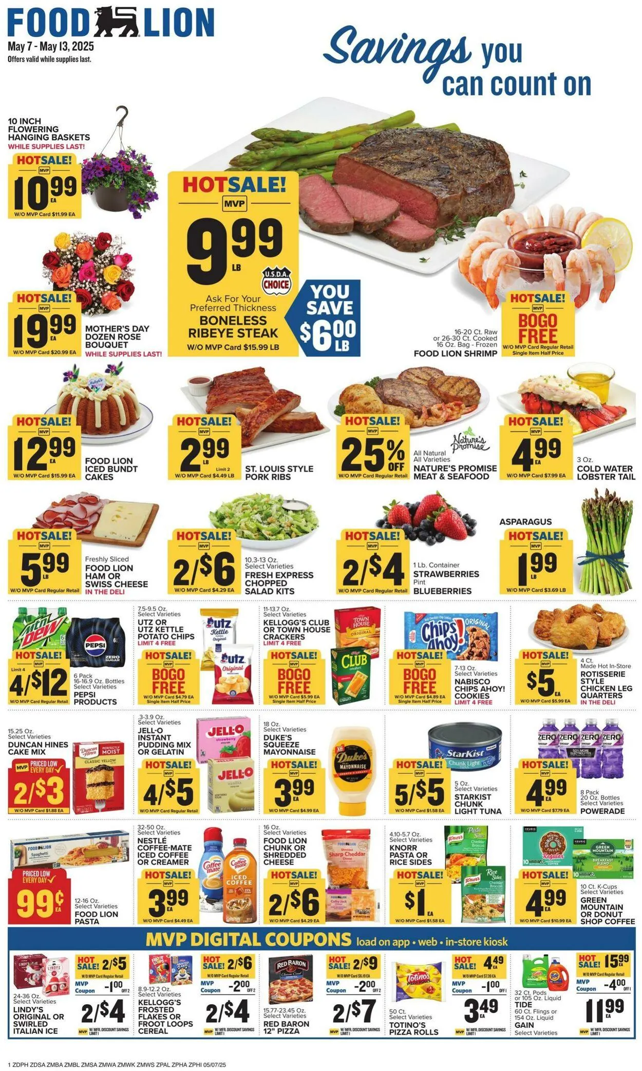 Catálogo de Food Lion Current weekly ad 7 de mayo al 13 de mayo 2025 - Página 1