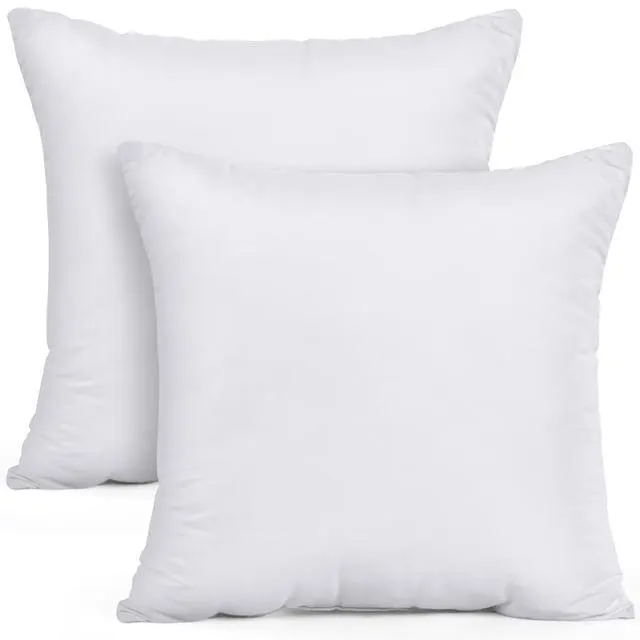 Utopia Bedding 18x18 White Throw Pillow Inserts (Set of 2) – Decorative Pillows for Bed & Couch