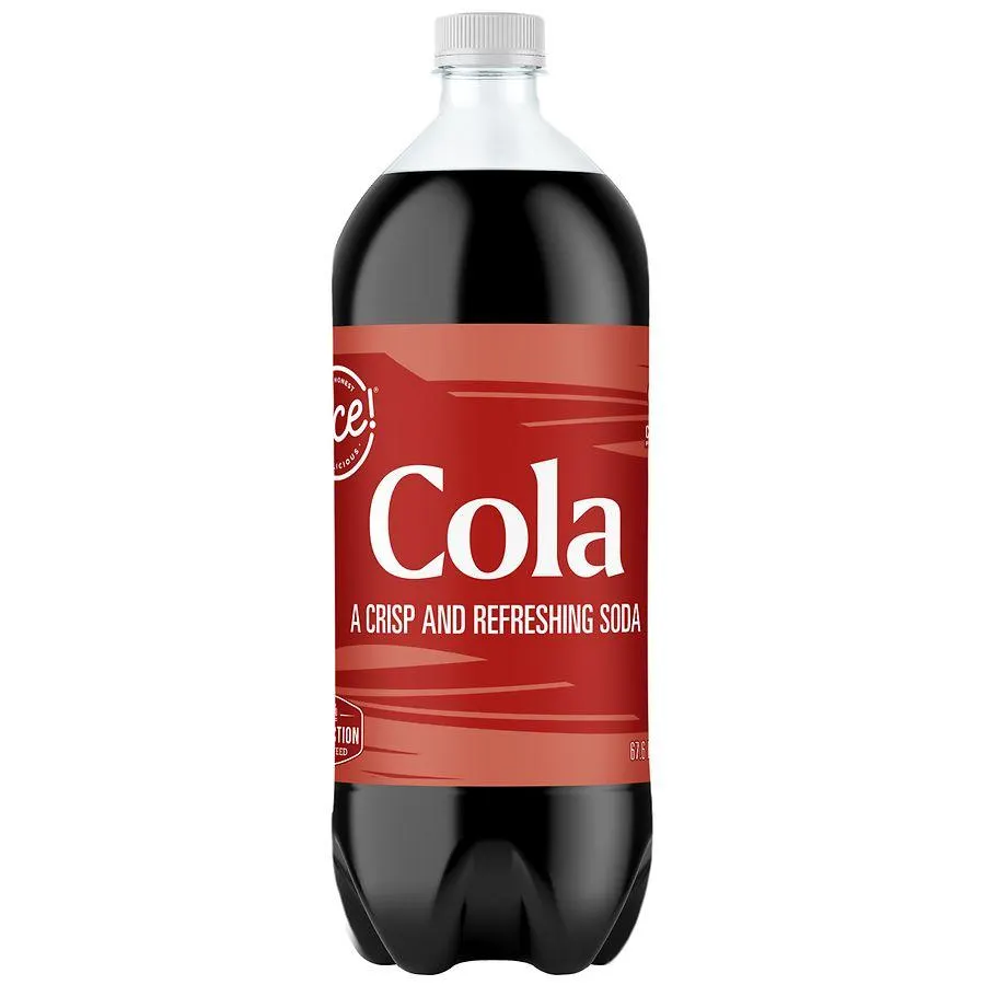 Nice! Soda Cola, 2 Liter Bottle, 67.6 fl oz