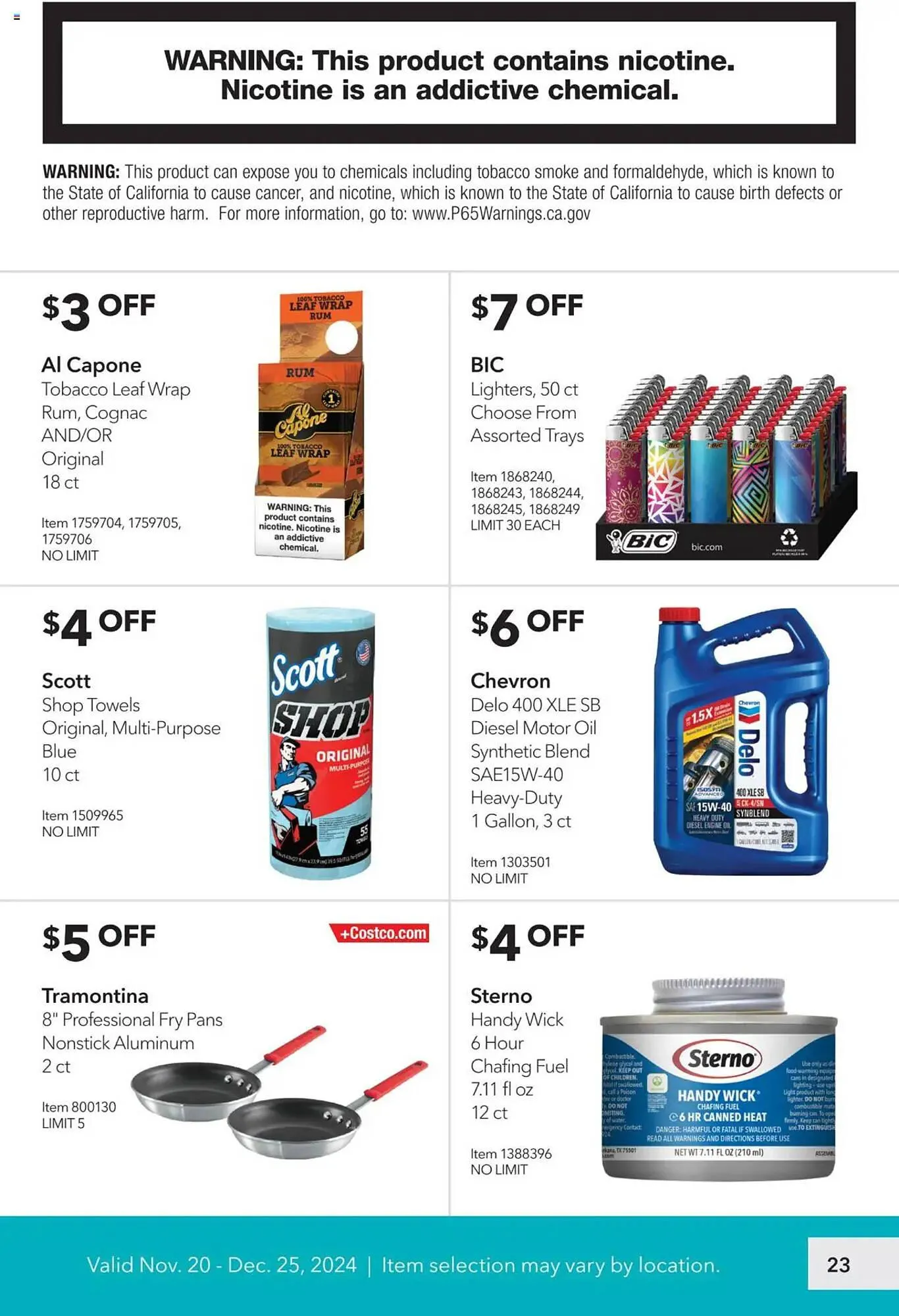 Weekly ad Costco Weekly Ad from November 20 to December 25 2024 - Page 23