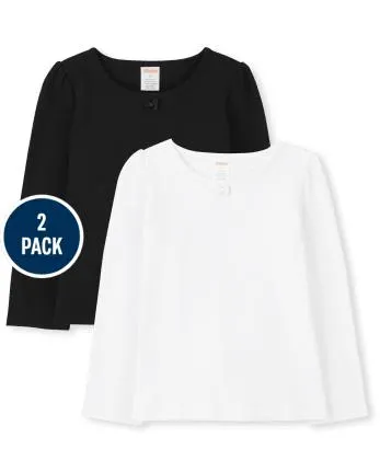 Girls Tee Shirt 2-Pack - Uniform - multi clr