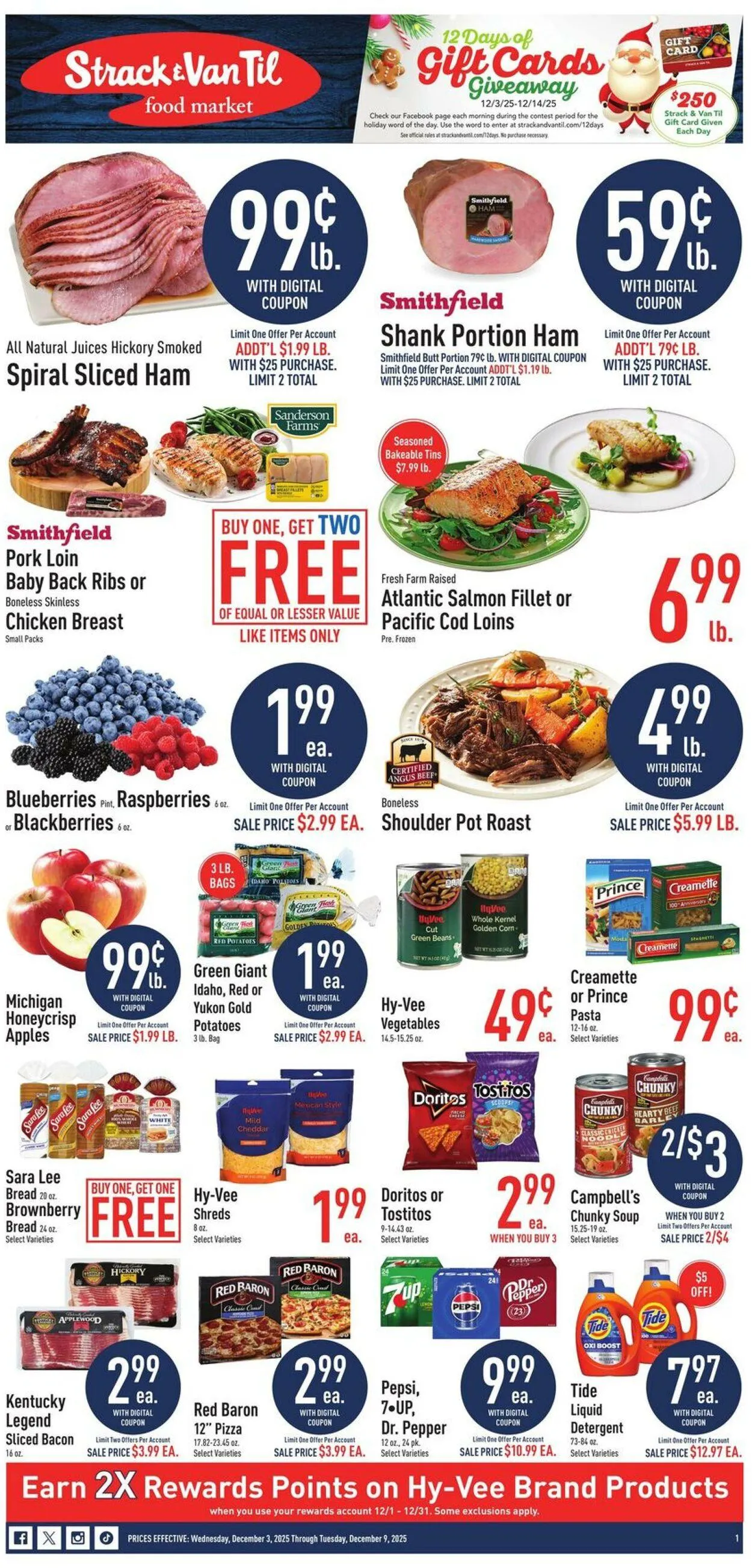 Catálogo de Strack & Van Til Current weekly ad 3 de diciembre al 9 de diciembre 2025 - Página 1