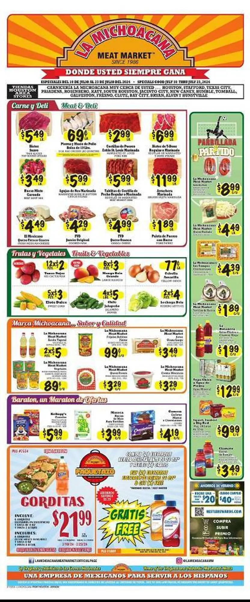 La Michoacana Weekly Ad - 1