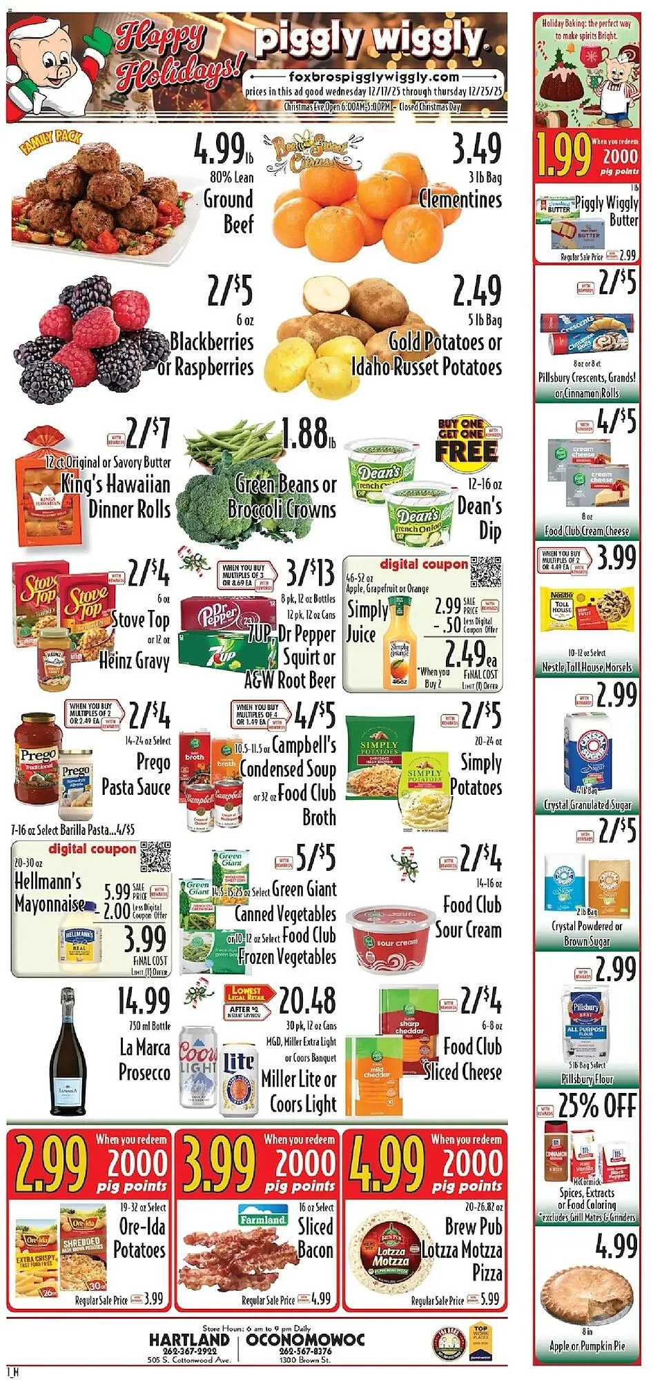 Catálogo de Piggly Wiggly weekly ad 17 de diciembre al 26 de diciembre 2025 - Página 1